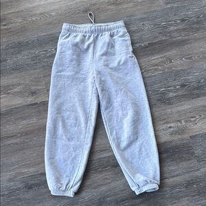 TNA Terry sweatpants mega fit heather chrome
